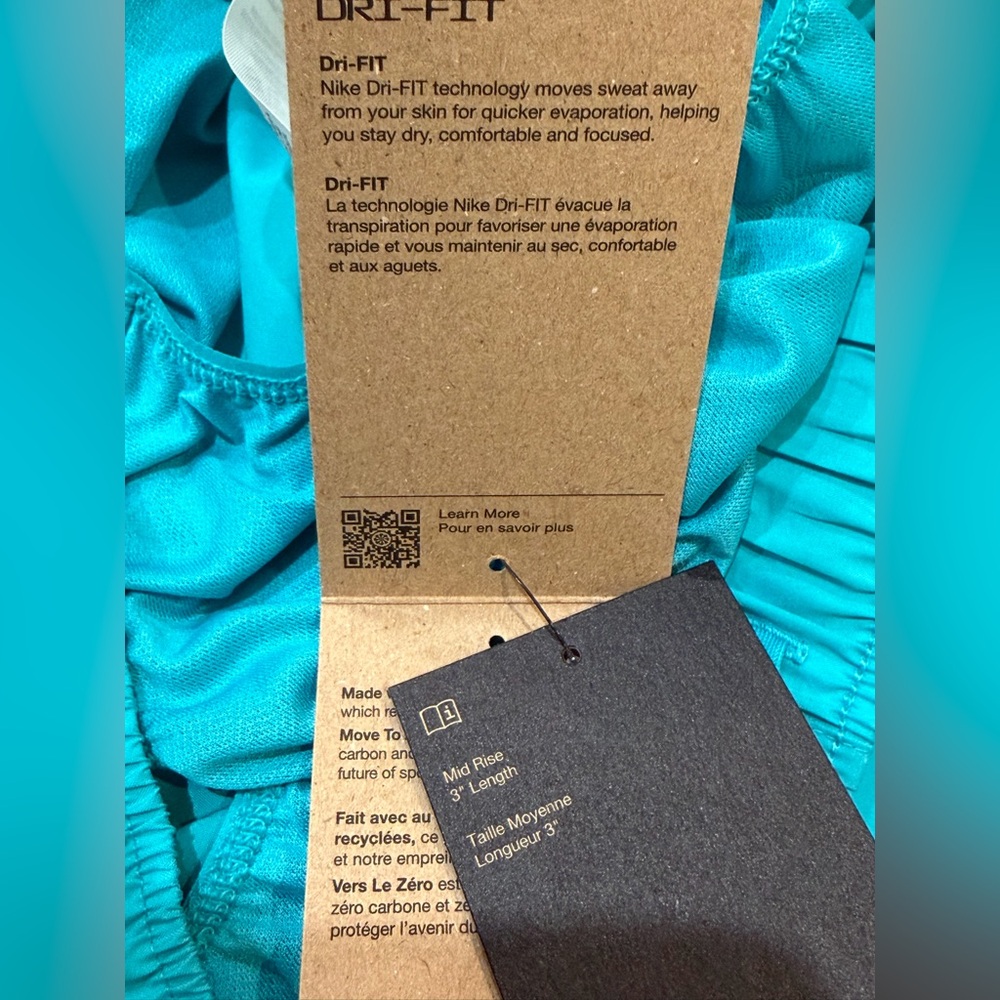 NIKE Dri-Fit RUNNING TRAINING SHORTS BUNDLE Size Small Black Blue NWT Women’s - Picture 8 of 8